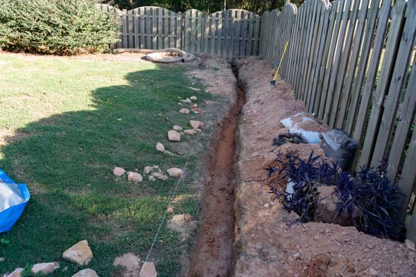 Trench Drain Installation in Cave Creek