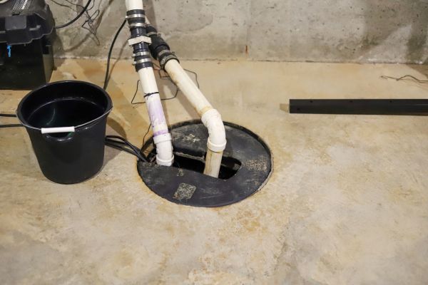 Interior Basement Drainage in Cave Creek