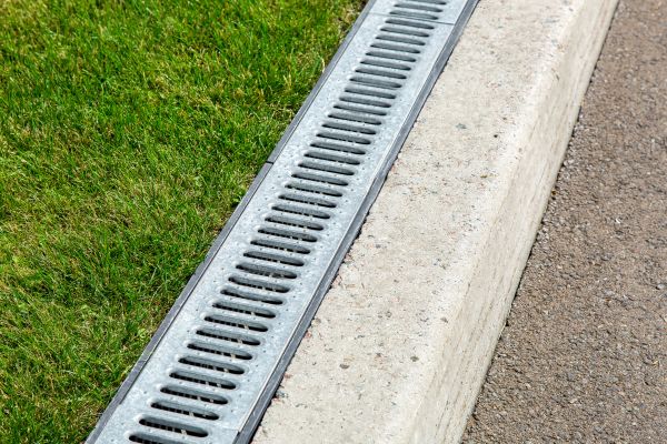 Courtyard Drain Installation in Cave Creek